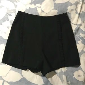 XS Black Zara Basic Collection High Rise Shorts